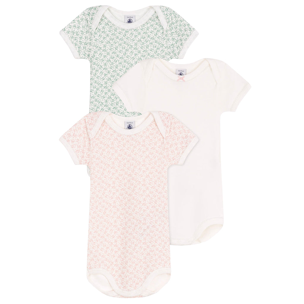 Petit Bateau Baby Set Of Three Bodysuits Garmentory