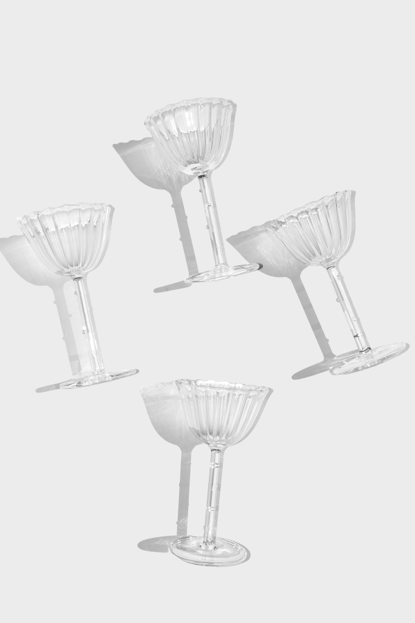 Sophie Lou Jacobsen Cosmo Cordial Coupe Glassware - Clear