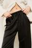 Whimsy + Row Raffa Pants - Black Silky - Thumbnail 1