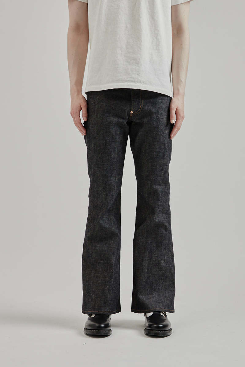 Sugarhill Modern Denim Pants Flared Cut | Garmentory
