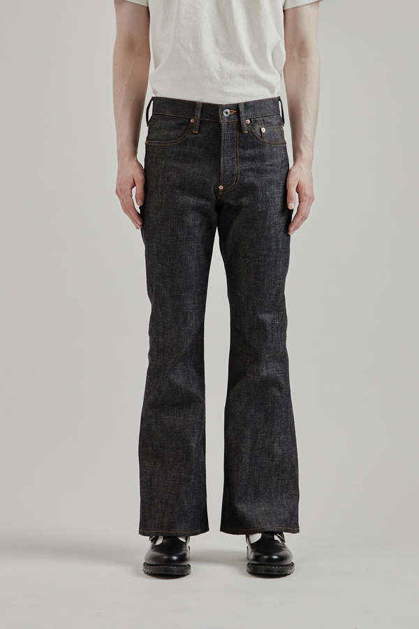 Sugarhill Modern Denim Pants Flared Cut | Garmentory