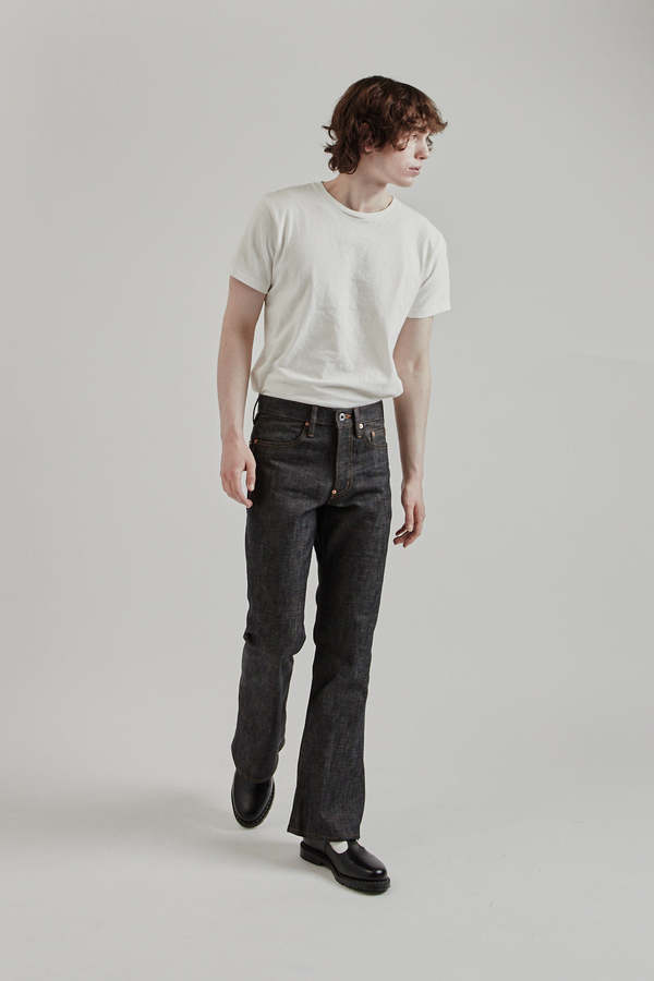 Sugarhill Modern Denim Pants Flared Cut | Garmentory