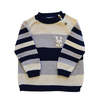 KIDS Melange Collection Bunny Striped Sweater - Thumbnail 1