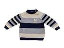 KIDS Melange Collection Bunny Striped Sweater - Thumbnail 2