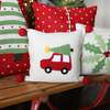 Melange Collection Car with Christmas Tree Pillow - Thumbnail 2