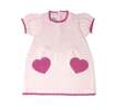 KIDS Melange Collection Heart Pocket Dress - Thumbnail 1