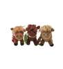 Melange Collection Highland Cow Ornaments Set of 3 - Thumbnail 1