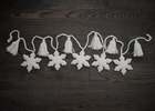 Melange Collection Snowflake Garland - Thumbnail 3