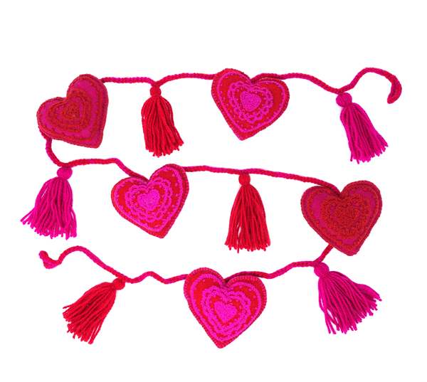 Melange Collection Valentine Garland - Pink