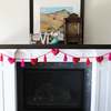 Melange Collection Valentine Garland - Pink - Thumbnail 2