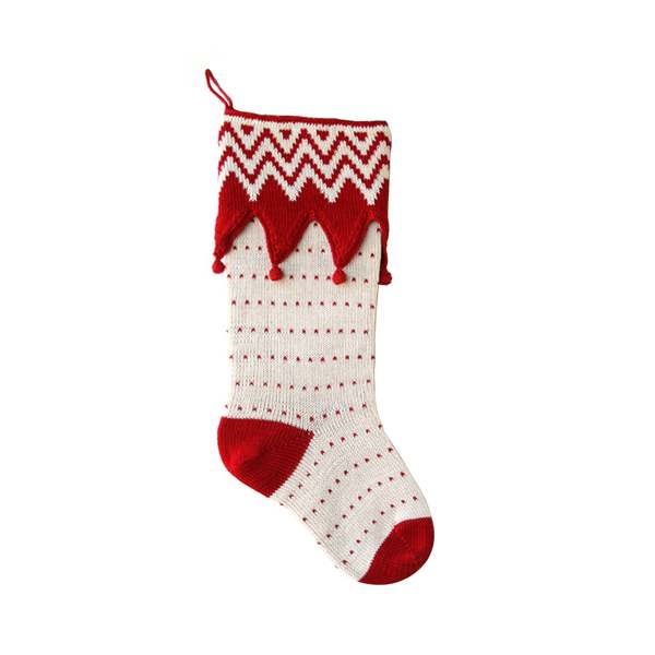 Melange Collection Zigzag Stocking