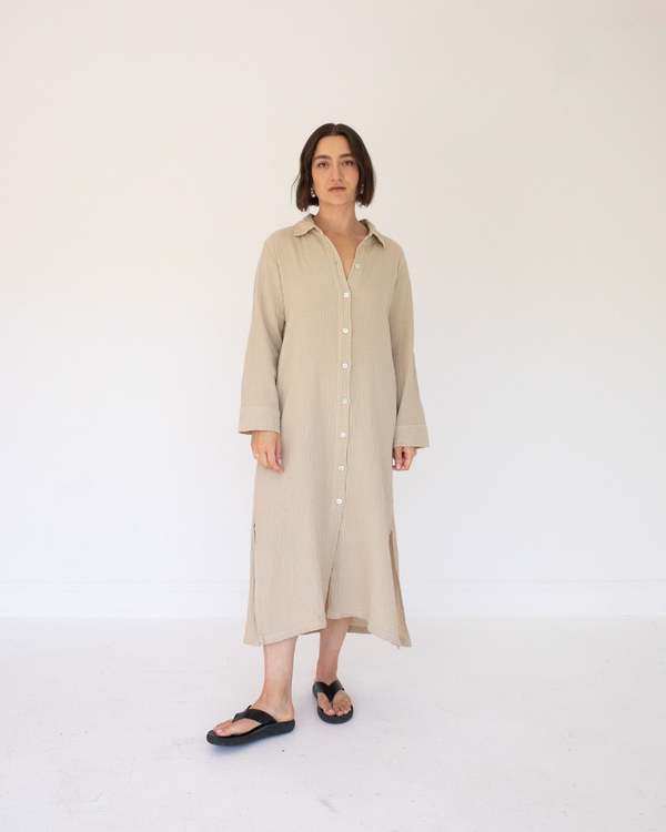 Honest Cotton Shell Shirt Dress