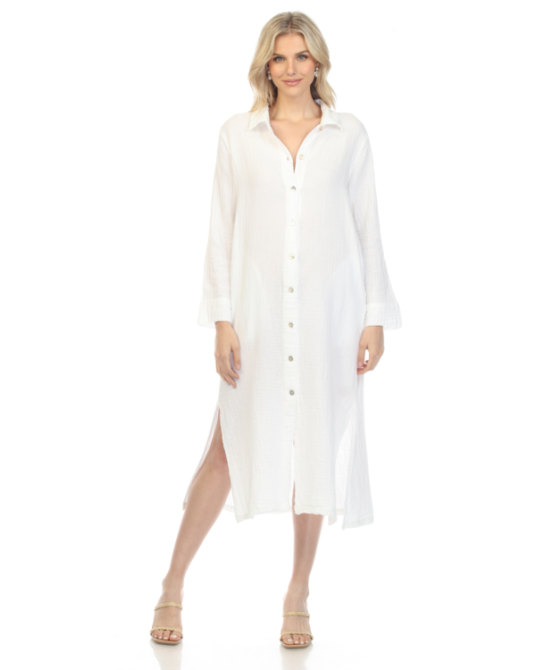 Honest Cotton Shell Shirt Dress