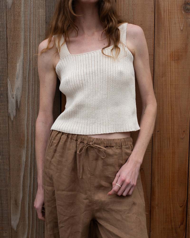 Honest Cotton Square Knit Tank