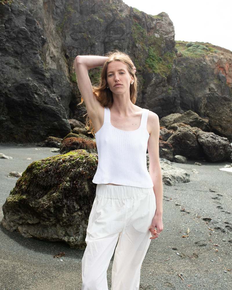 Honest Cotton Square Knit Tank