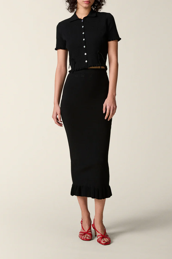 steve madden tori knit dress Steve Madden® Francis Short Sleeve Knit Dress main image 1