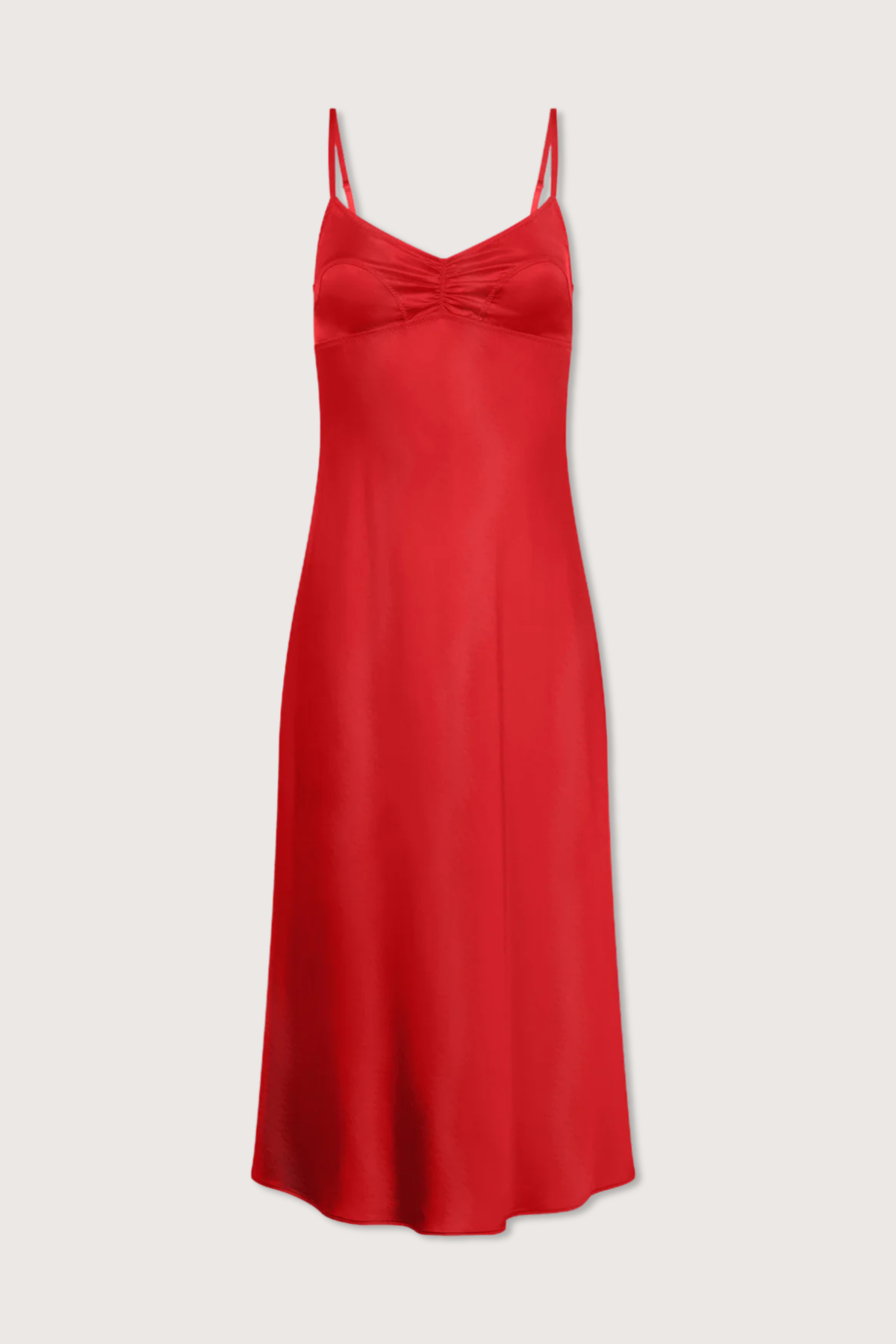 joseph red dress JOSEPH long-sleeve Midi Dress | Red