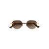 BOTTEGA VENETA Glaze Rimless Sunglasses - Gold/Brown - Thumbnail 1