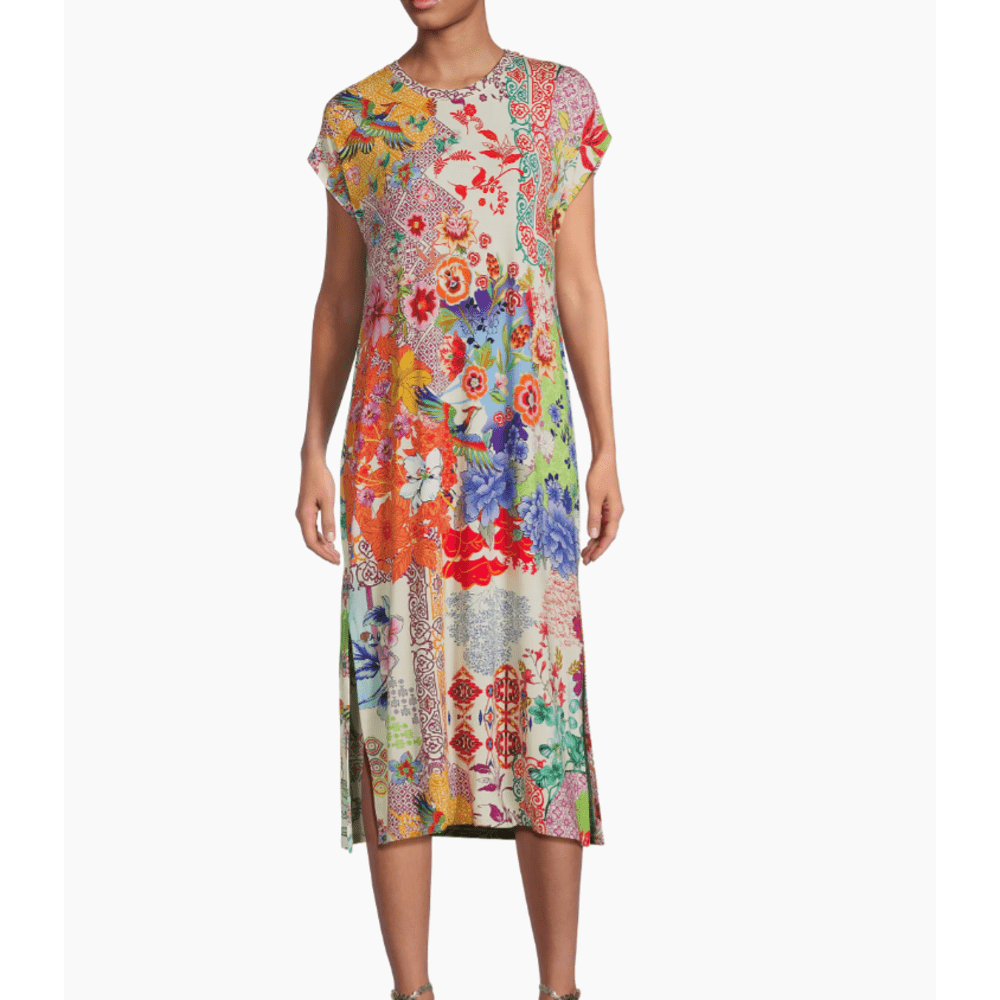 Johnny Was The Janie Favorite Relaxed Knit Dress - Paula Multi | Garmentory