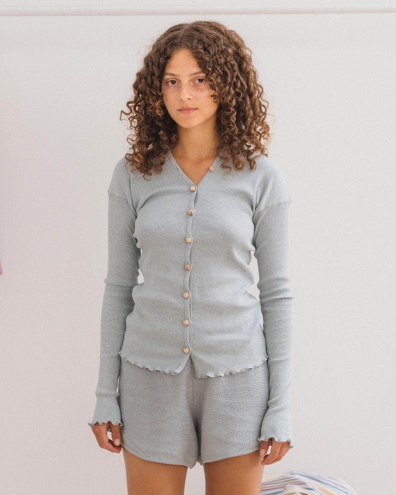 Baserange Tav Cardigan - Hardin Blue | Garmentory