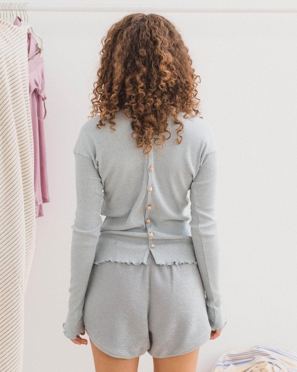 Baserange Tav Cardigan - Hardin Blue | Garmentory