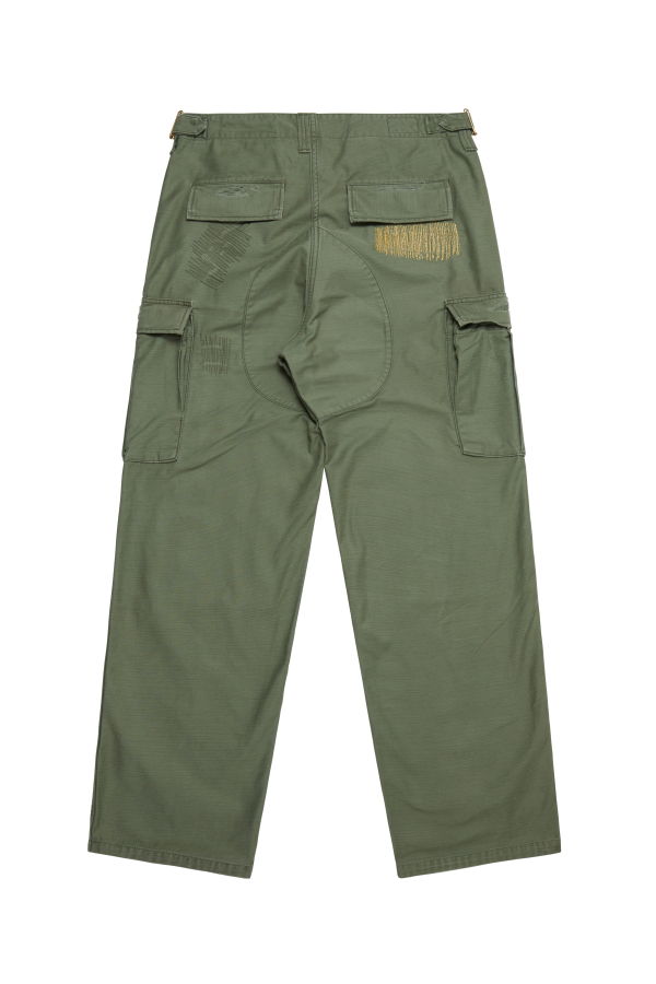 Mastercraft Union Cargo Trouser - Midori Gold Leaf Repair