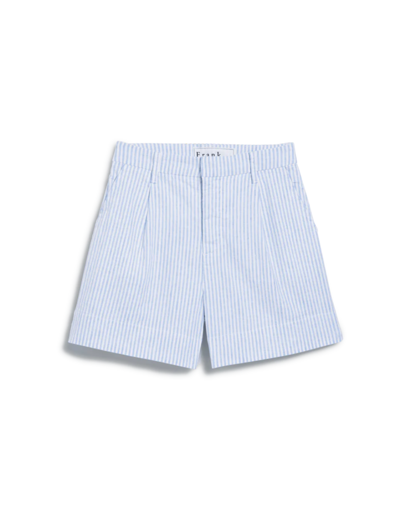 Frank & Eileen Waterford Walking Short - Blue/White Stripe Frank & Eileen Waterford Walking Short - Blue/White Stripe