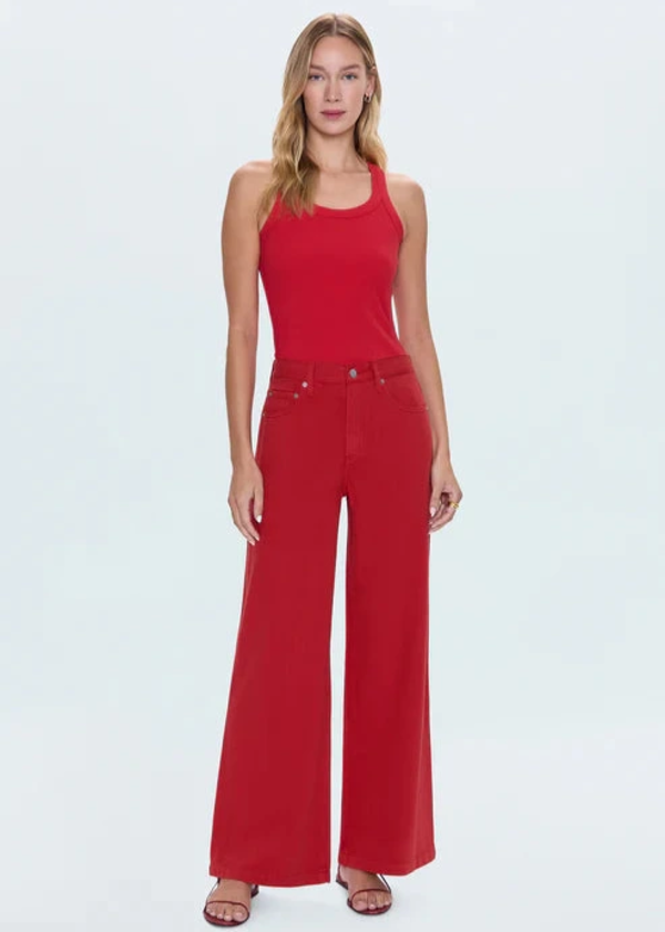 Pistola Jadyn Low Slung Palazzo Jean - Samba