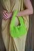 Pink Haley Julia Knit Clutch - Lime Green - Thumbnail 5
