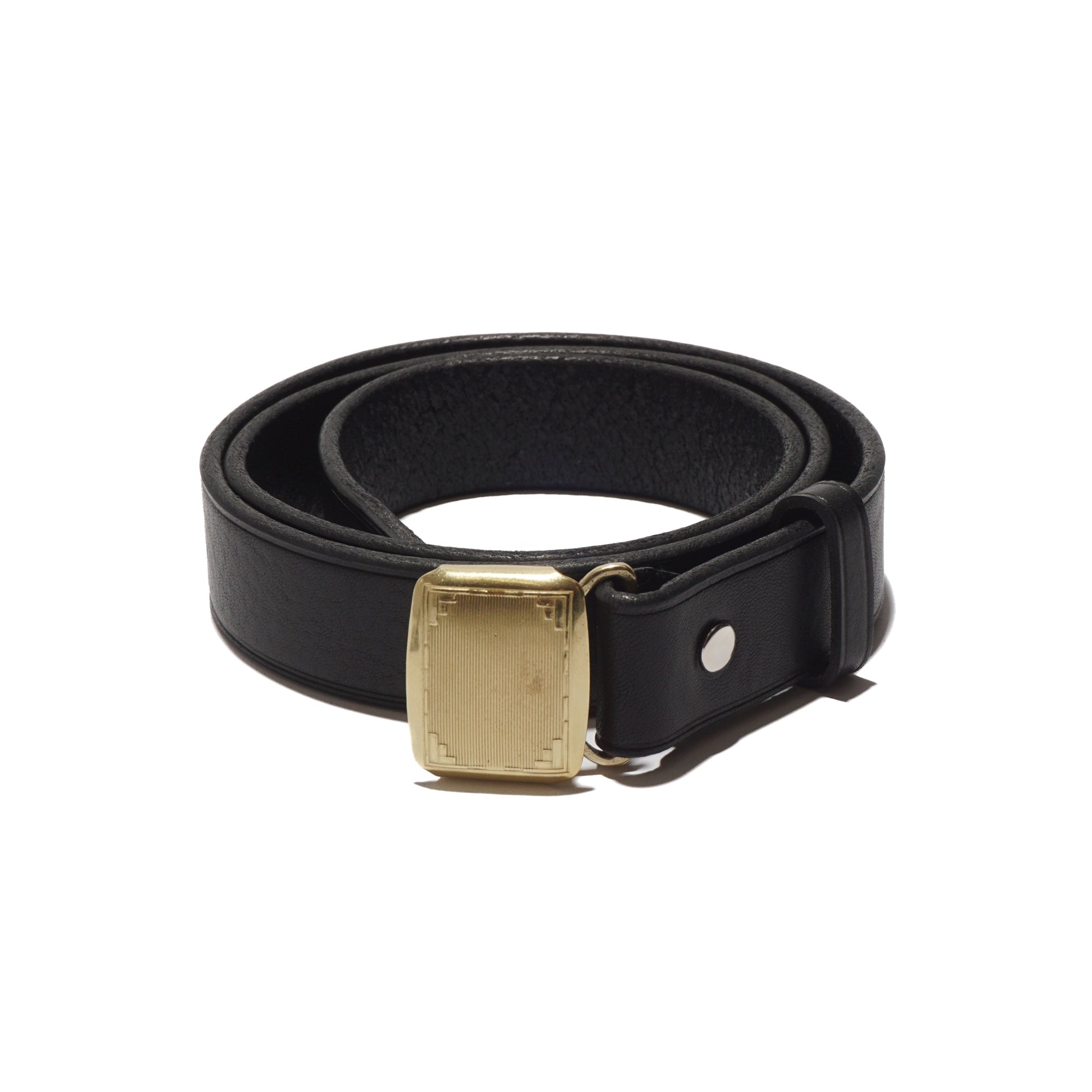 小物 PHIGVEL MAKERS & Co. HICKOK BELT PHIGVEL MAKERS HICKOK BELT BLACK X BRASS | TODAY CLOTHING