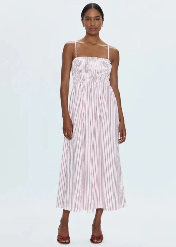 PISTOLA Bianca Shirred Bodice Dress