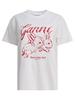 Ganni Short Sleeve T-shirt - White - Thumbnail 1