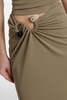 Christopher Esber S-Buckle Suspension Skirt - Eucalypt - Thumbnail 3