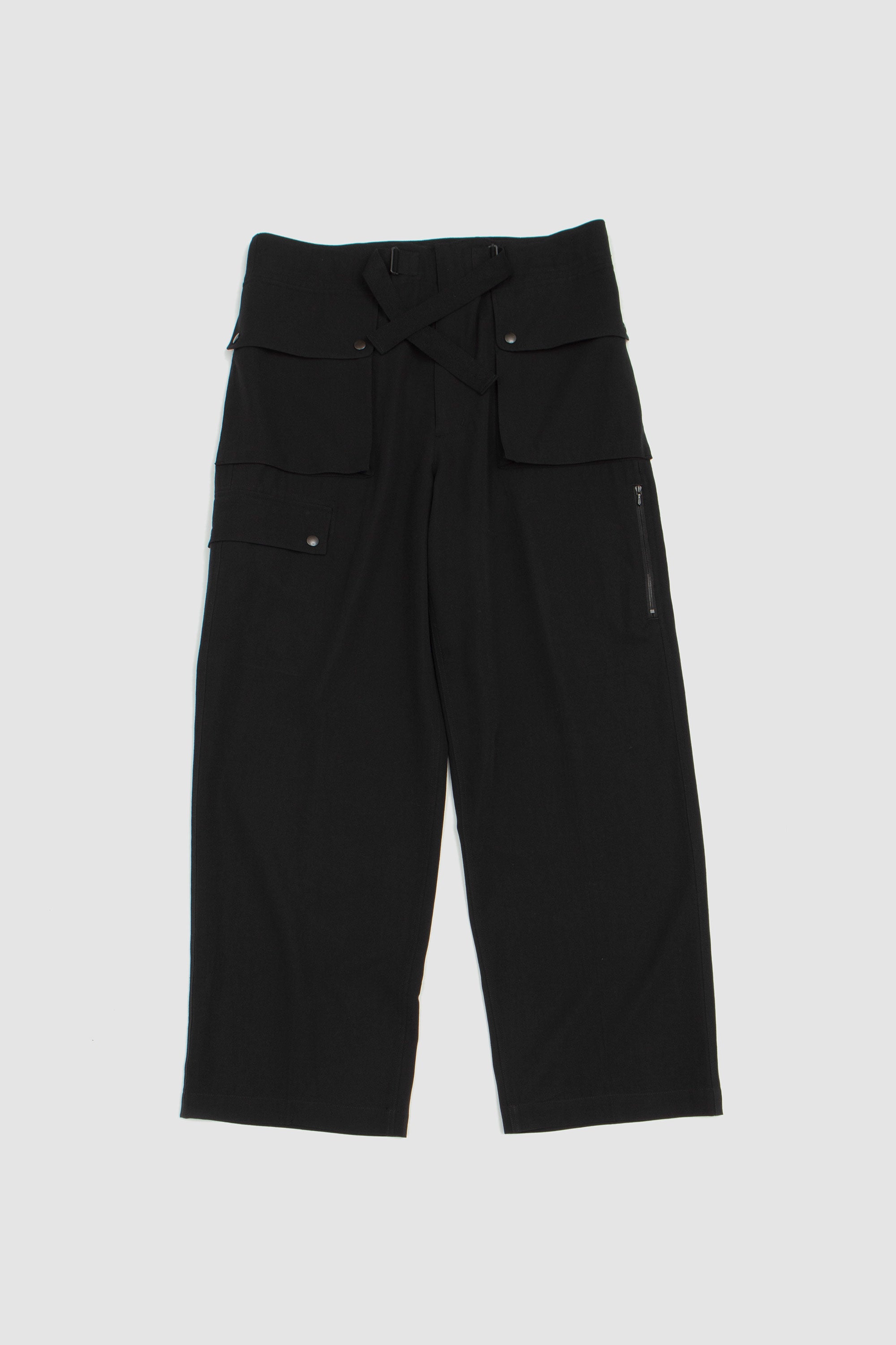 AURALEE　LIGHT COTTON WOOL VIYELLA CARGO AURALEE: Khaki Light Cotton Wool Viyella Cargo Pants | SSENSE