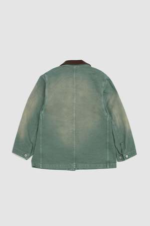 AURALEE ORGANIC COTTON DUCK BLOUSON グリーン Organic Cotton Duck Blouson – La Garçonne