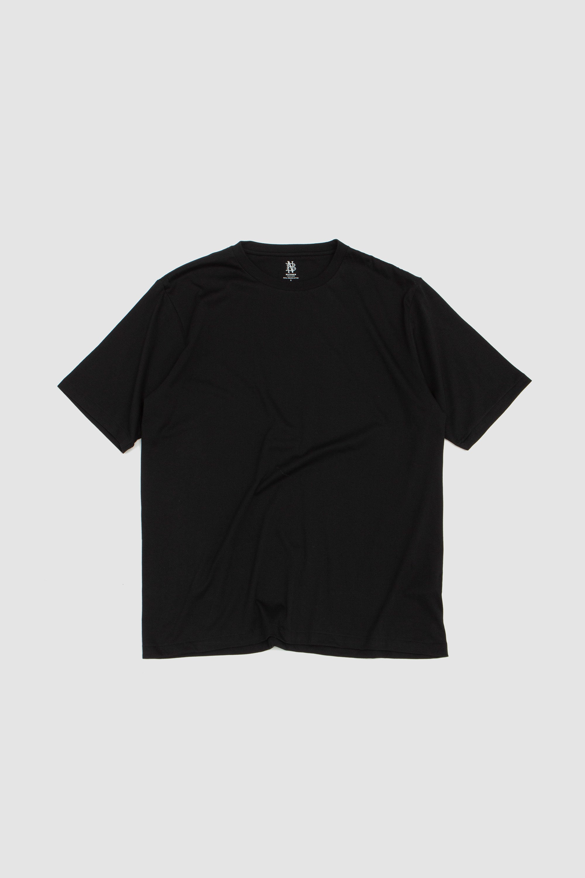 Batoner Royal Org. Cotton T-Shirt - Black | Garmentory
