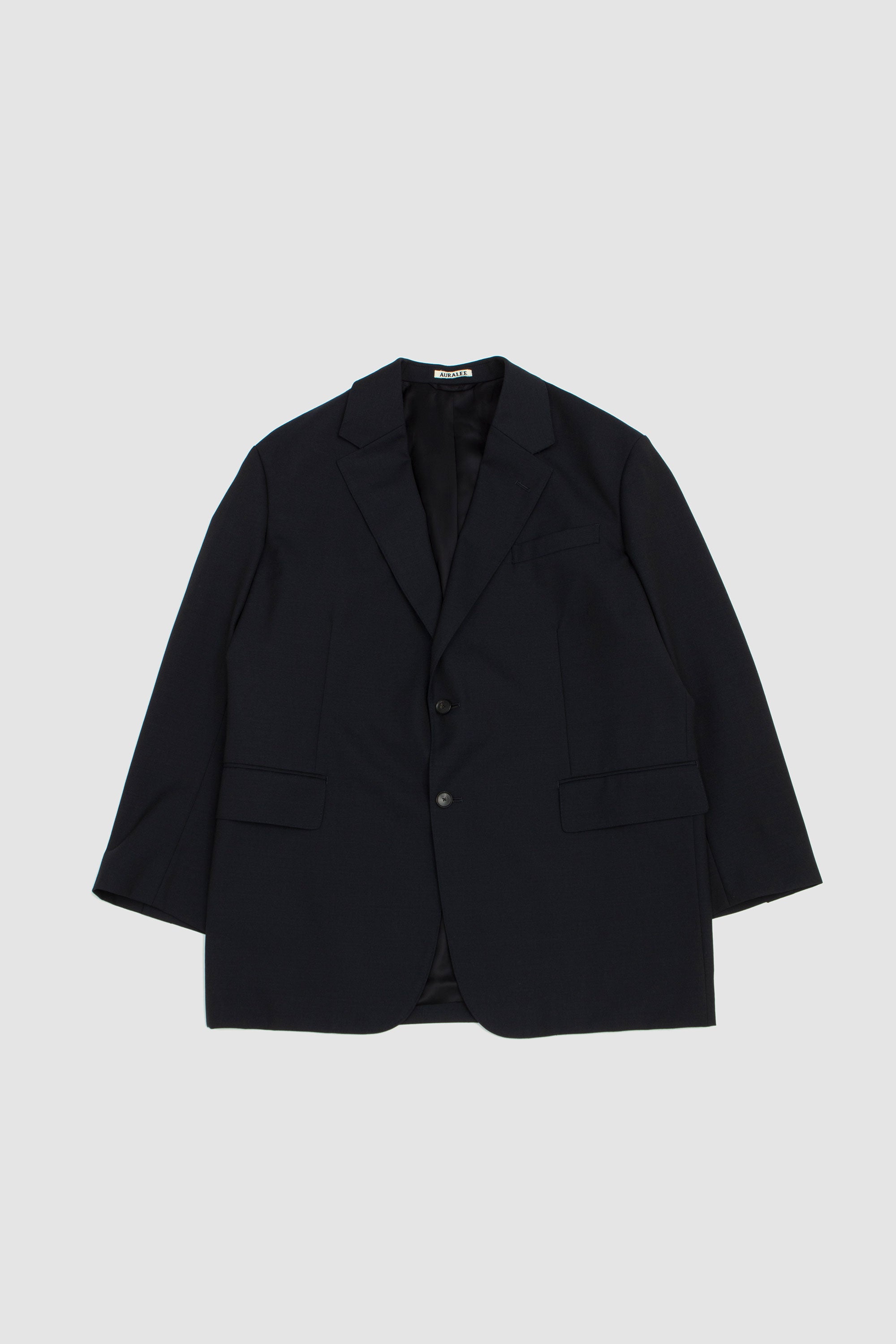 Auralee Wool Kid Mohair Hop Sack Jacket | Garmentory