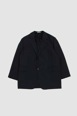 Auralee Wool Kid Mohair Hop Sack Jacket | Garmentory