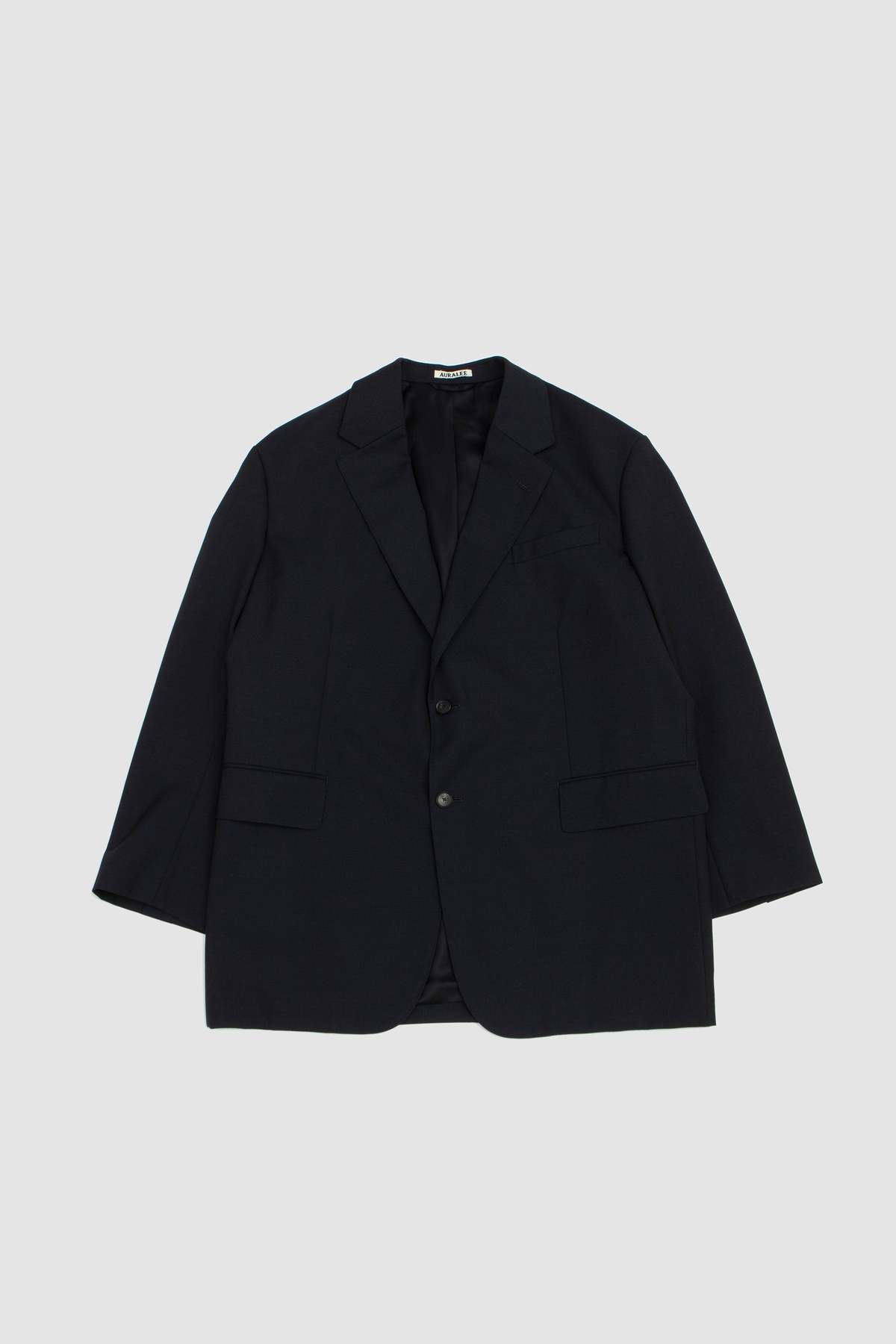 Auralee Wool Kid Mohair Hop Sack Jacket | Garmentory