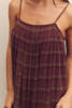 amente Pleated Knee Cami Dress - Berry - Thumbnail 8