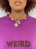 Abacaxi Flower Beaded Choker - Thumbnail 8