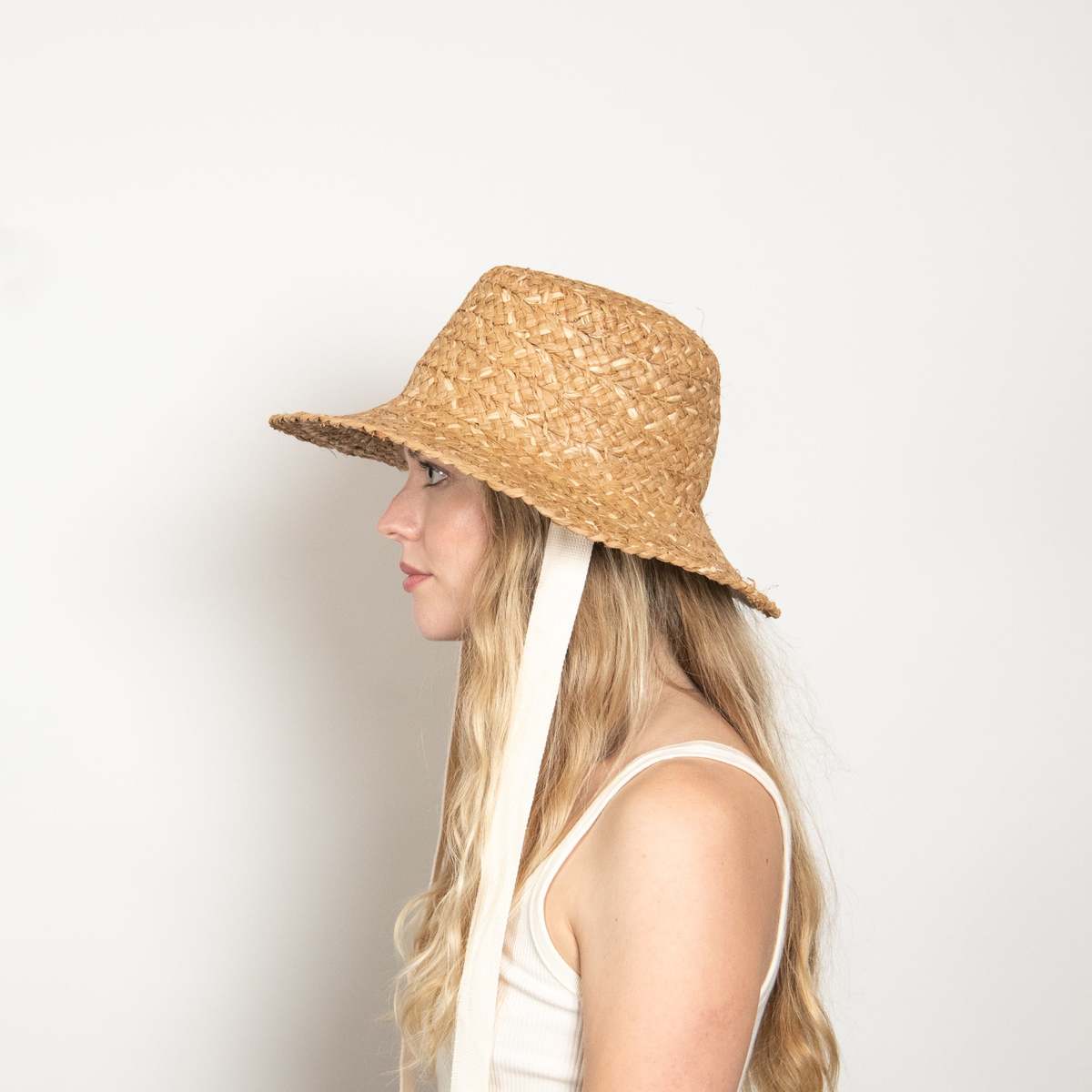Wyeth Camel Natural Kennebunk Hat in Camel Natural Small New Womens Beach Garden WYETH Kennebunk Hat - Camel/Natural | Garmentory main image 2