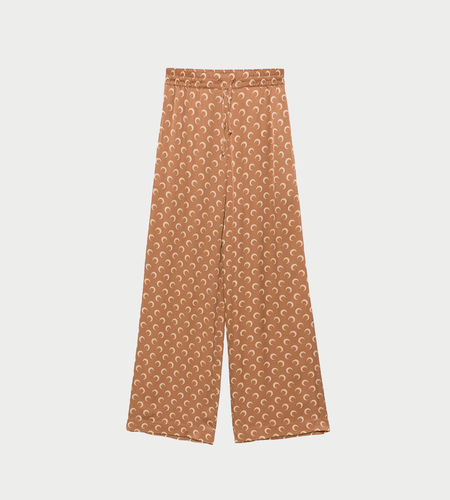 MARINE SERRE Upcycled Linen Pants - White | Garmentory