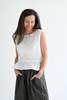 Manuelle Guibal Ya Tank Top - Ash - Thumbnail 2