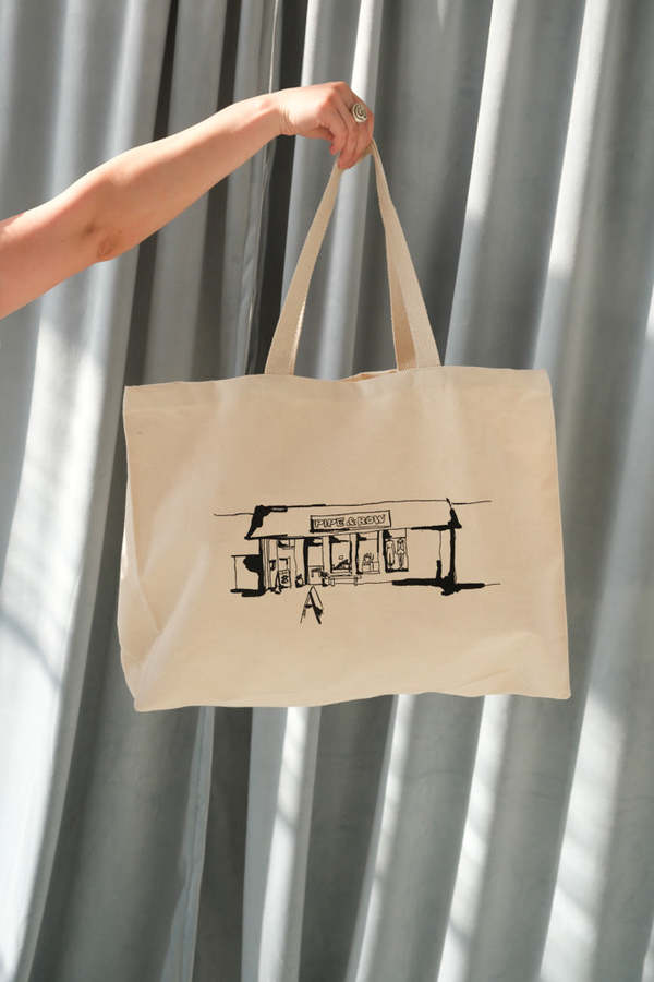Pipe & Row Canvas Tote