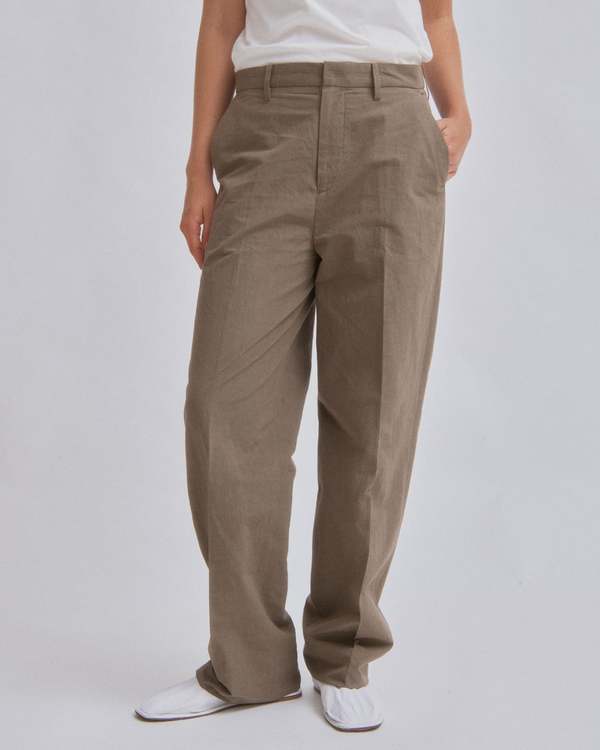 Sayaka Davis New York Straight Leg Trousers - Moss Gray