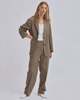 Sayaka Davis New York Straight Leg Trousers - Moss Gray - Thumbnail 6