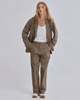 Sayaka Davis New York Straight Leg Trousers - Moss Gray - Thumbnail 8