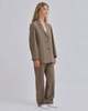Sayaka Davis New York Straight Leg Trousers - Moss Gray - Thumbnail 11