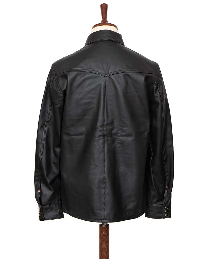 Indigofera Austin Leather Shirt - Black Indigofera Austin Leather Shirt - Black